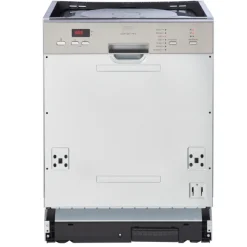 Küchenzeile Ragnar 330cm mit Kühlschrank, Backofen und Geschirrspüler - hochglänzend weiß