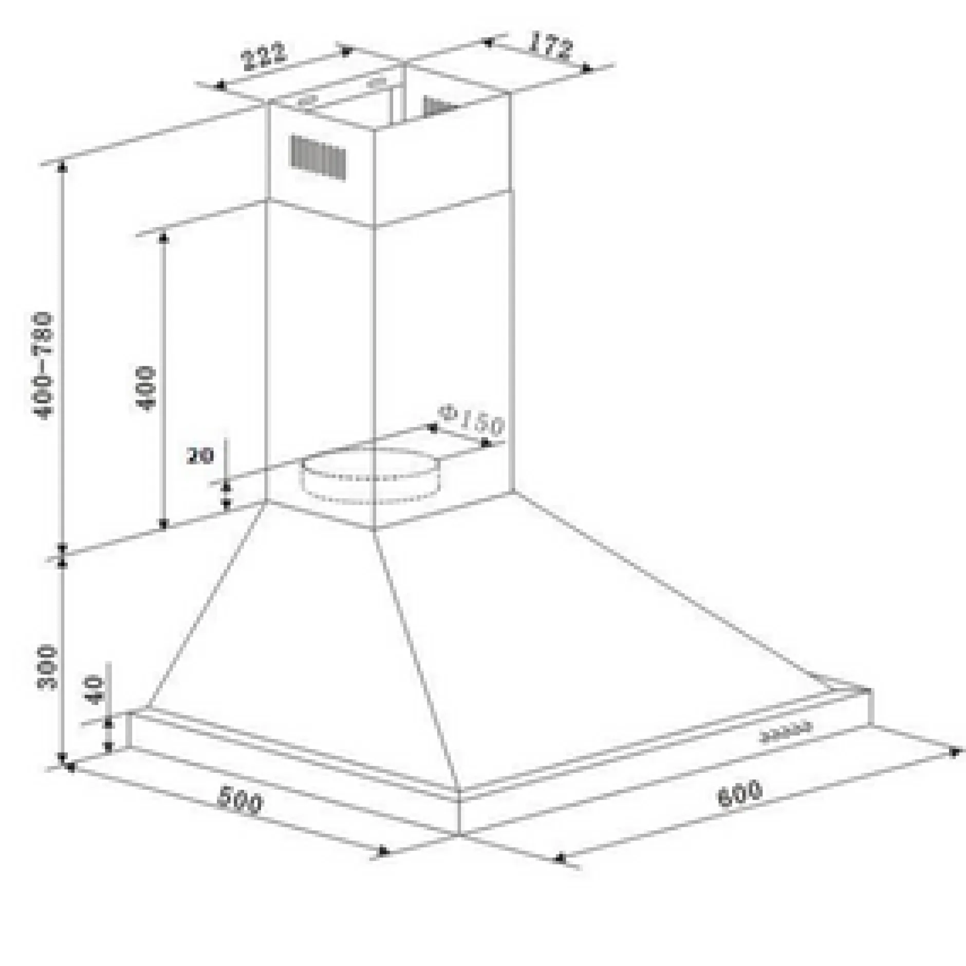 Küchenzeile Ragnar 270cm mit Mikrowelle, Kühlschrank und Backofen - Hochglanz weiß