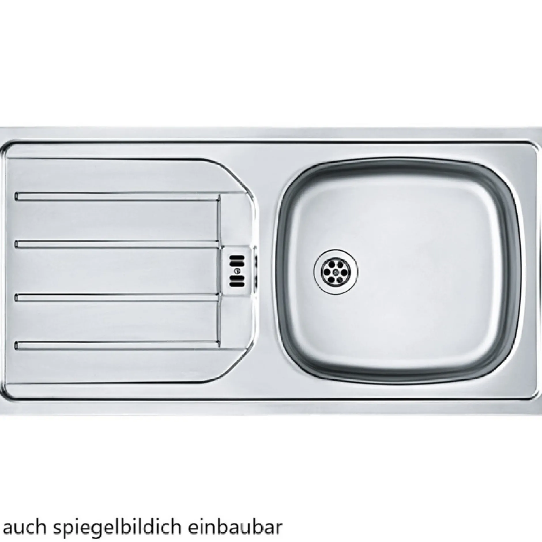 Küchenzeile Sorrella 210cm mit eingebautem Backofen - Eiche/Graphit