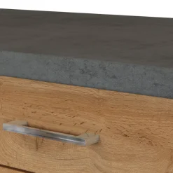 Küchenzeile Sorrella 210cm mit Geschirrspüler und Backofen - Eiche