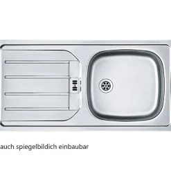 Küchenzeile Sorrella 360cm mit Platz für Geschirrspüler, Backofen, Kühl- und Gefrierschrank - weiß/Eiche