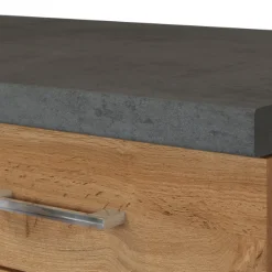 Küchenzeile Sorrella 360cm mit Platz für Geschirrspüler, Backofen, Kühl- und Gefrierschrank - Eiche