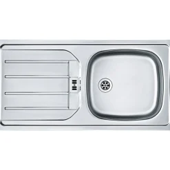 Küchenzeile Sorrella 210cm mit Platz für Geschirrspüler und Backofen - Eiche/Graphit