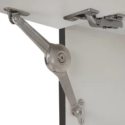 Küchenzeile Sorrella 270cm mit Platz für Backofen und Kühlschrank - anthrazit/ocker