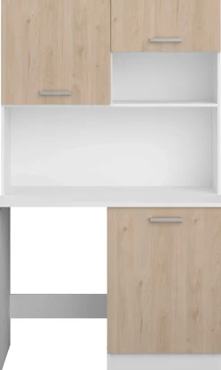 Küchenzeile Unya - 120x60x203cm - 3 Türen - Eiche Dekor
