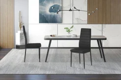 Kenzo Stuhl | 41 x 48 x 96 cm | Schwarz