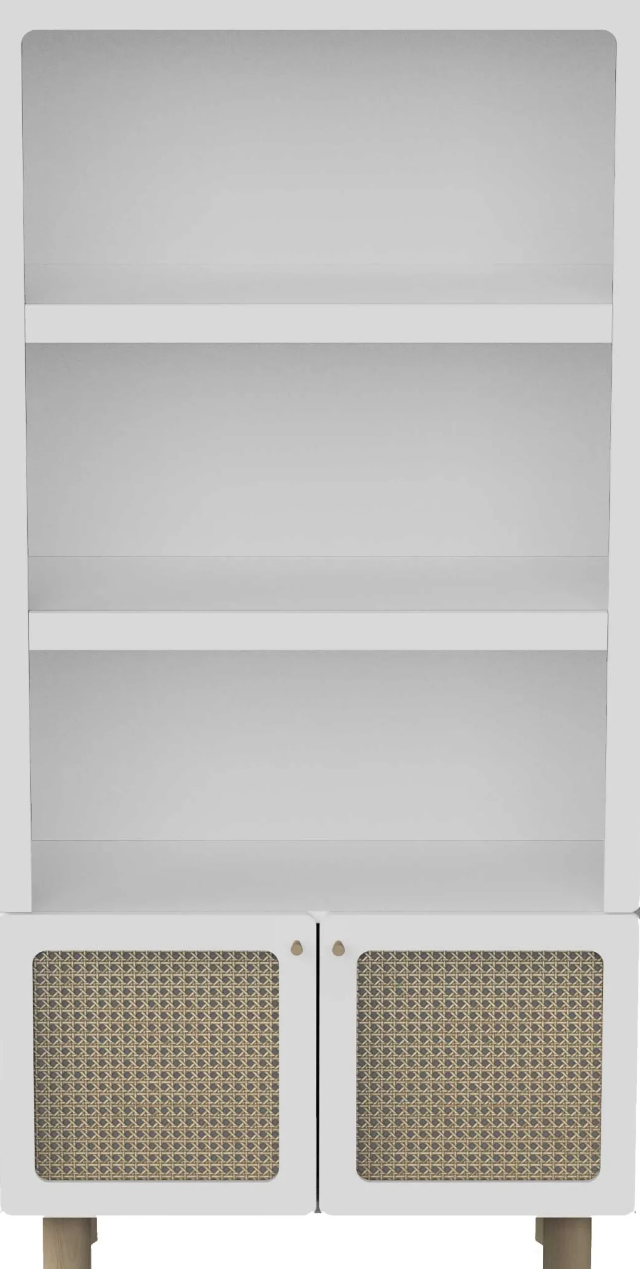 Kindergarderobe Ochna | 78,2 x 34,5 x 175,5 cm | Weiß