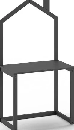 Kinderschreibtisch Dallas - 81x50x151 cm - Schwarz