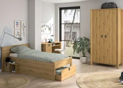 Kinder- und Jugendbett mit Stauraum Lugano | 90 x 200 cm | Artisan Oak Design