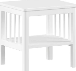 Kinderzimmer Forrest: Nachttisch, Bett 90x200, Kleiderschrank, Regal - Weißbuche