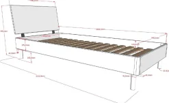 Kinderzimmer Forrest: Nachttisch, Bett 90x200, Kleiderschrank, Schreibtisch - Weißbuche