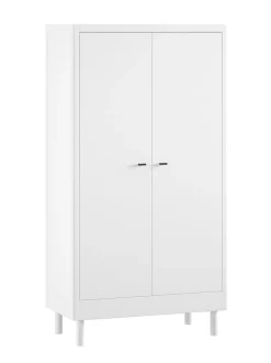 Kinderzimmer Forrest: Nachttisch, Bett 90x200, Kleiderschrank, Regal - Weißbuche