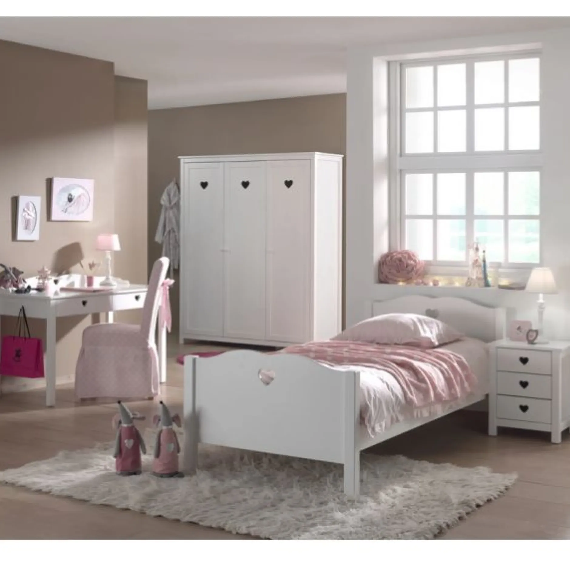 Kinderzimmer-Kombination Amori 6-weiß