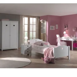 Kinderzimmer-Kombination Amori 2-Weiß