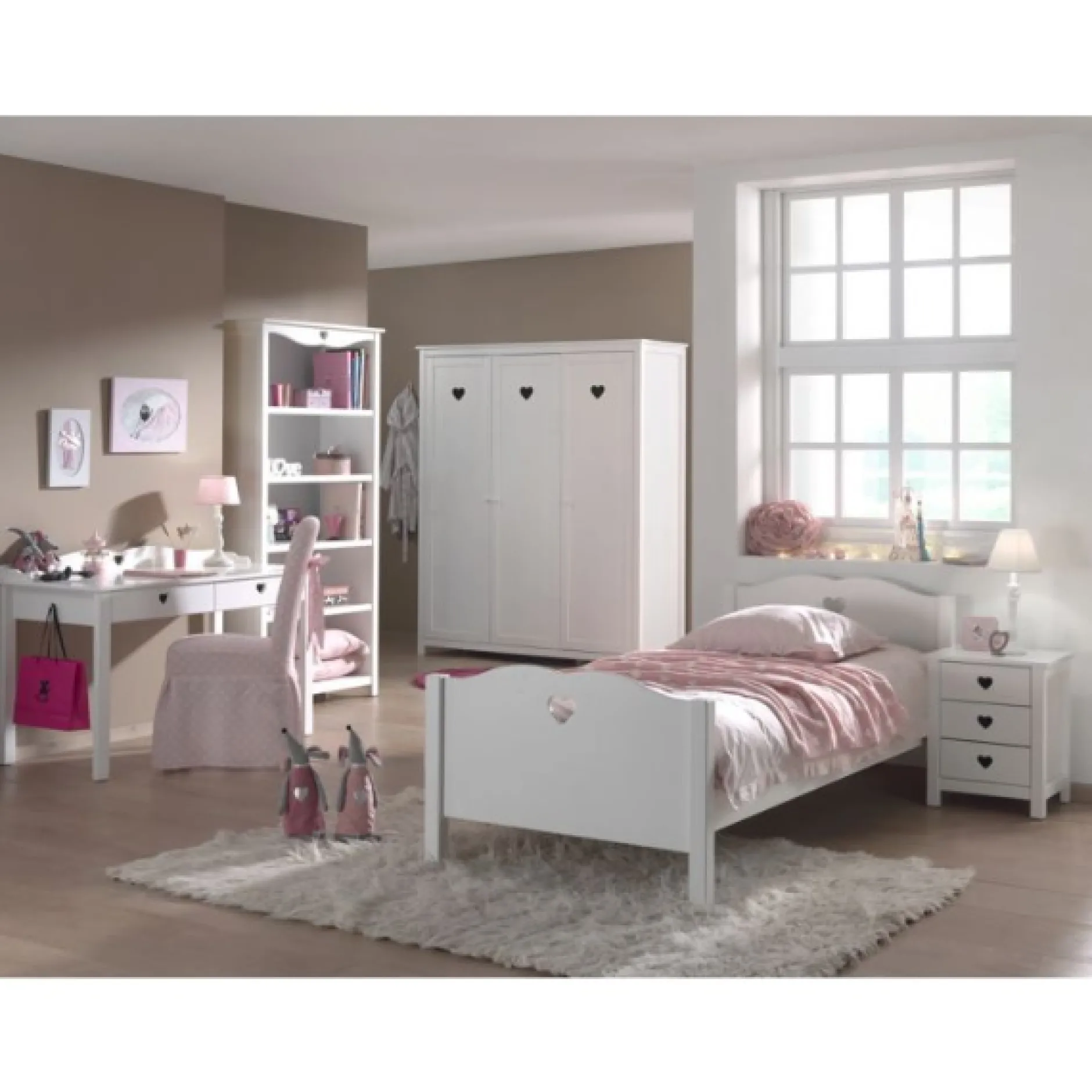 Kinderzimmer-Kombination Amori 7-weiß