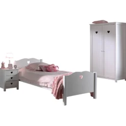 Kinderzimmer-Kombination Amori 1-Weiß