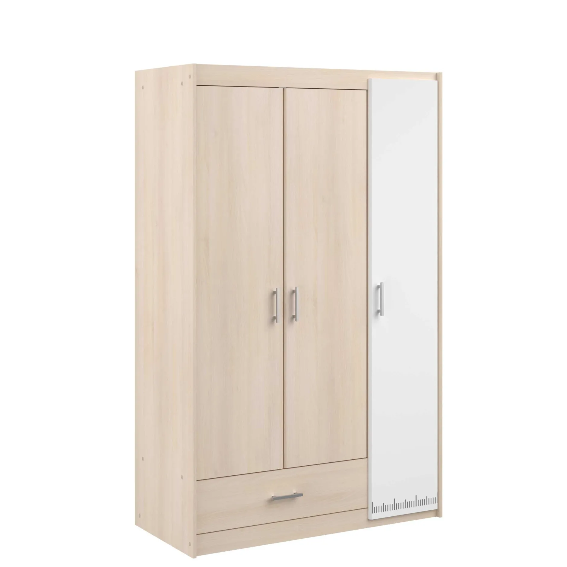 Kinderzimmerkombination Charly 90x200 | Halbhohes Bett und Kleiderschrank