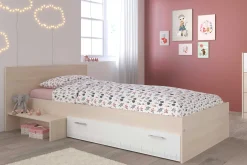 Kinderzimmerkombination Charly 90x190 | Kinderbett, Nachttisch, Kommode