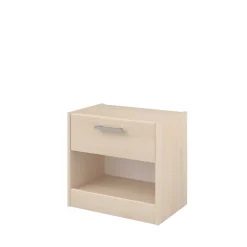 Kinderzimmerkombination Charly 90x200 | Kinderbett, Nachttisch, Kleiderschrank, Kommode