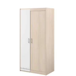 Kinderzimmerkombination Charly 90x190 | Kinderbett, Rückenteil, Kleiderschrank, Kommode, Schreibtisch