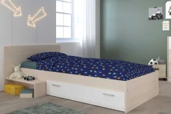 Kinderzimmerkombination Charly 90x190 | Kinderbett, Rückenteil, Kleiderschrank