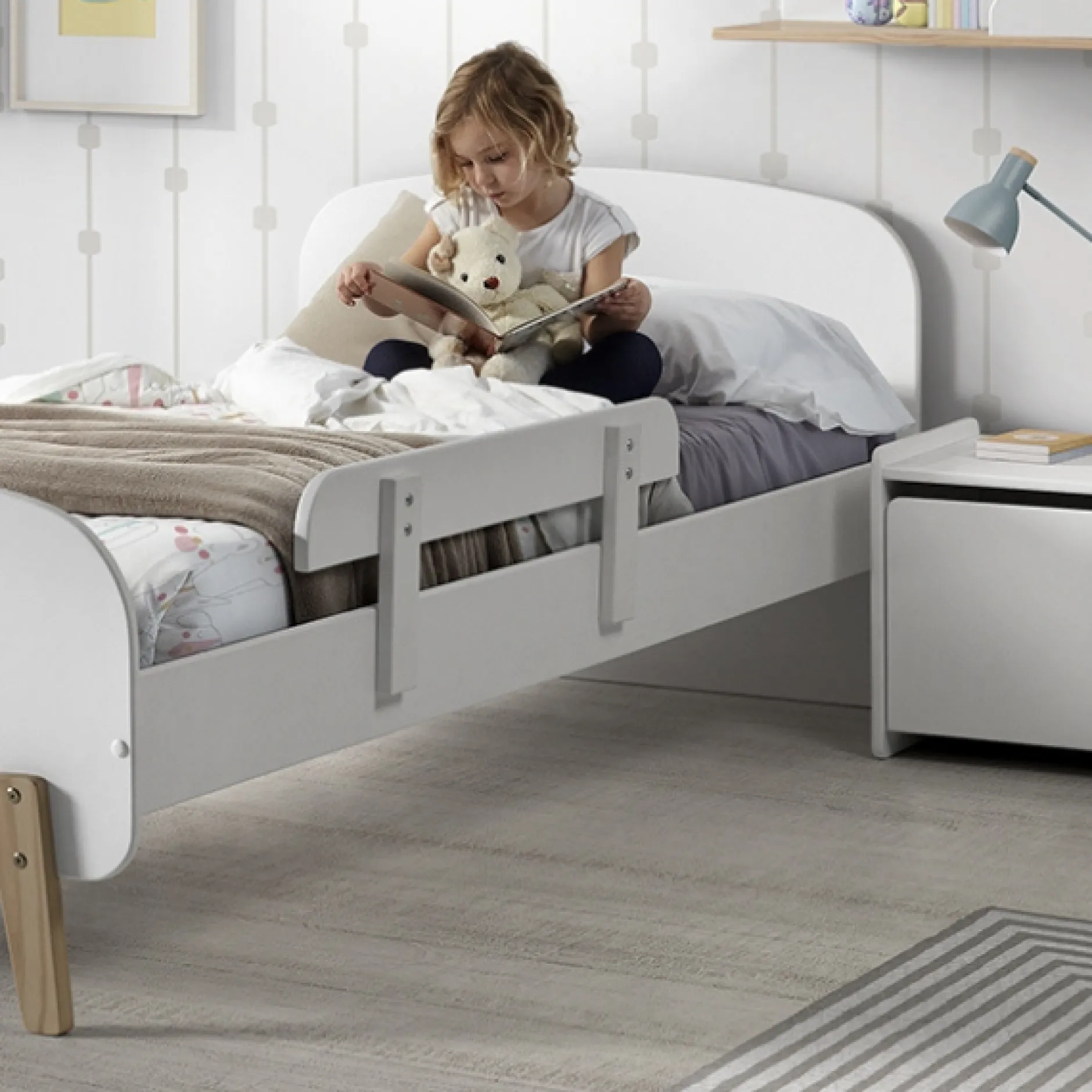 Kinderzimmer Kombination 2 Kiddy-weiß