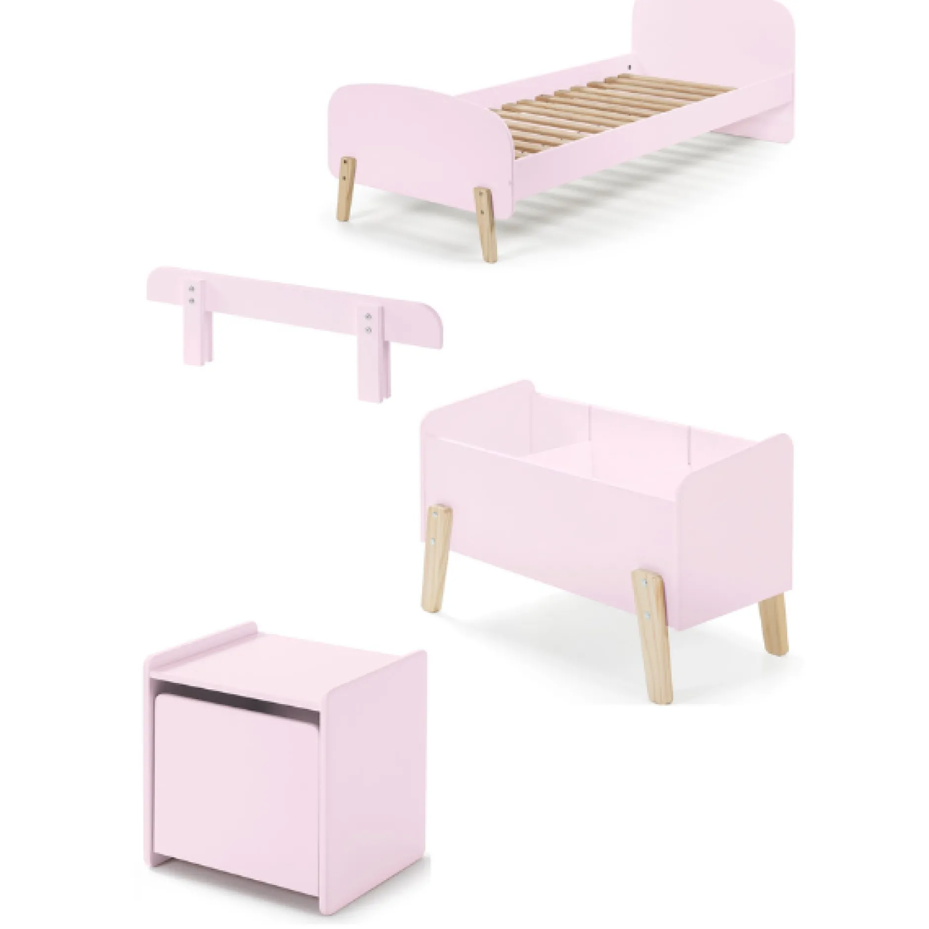 Kinderzimmer Kombination 3 Kiddy-pink
