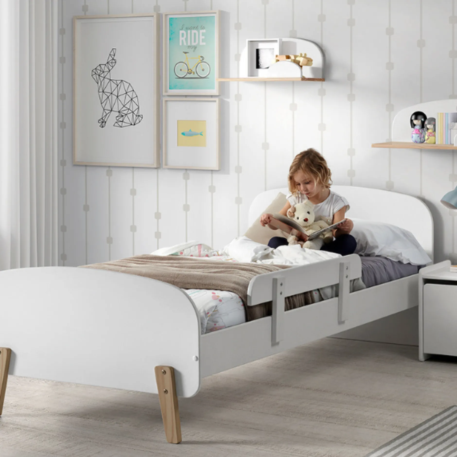 Kinderzimmer Kombination 3 Kiddy-weiß