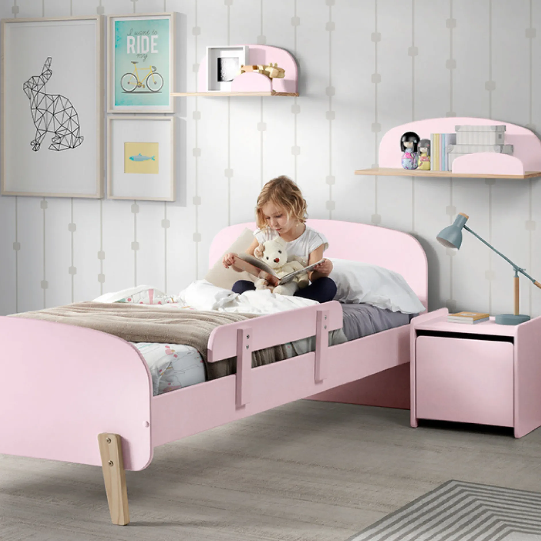 Kinderzimmer Kombination 5 Kiddy-pink