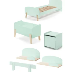 Kinderzimmer Kombination 5 Kiddy-mintgrün