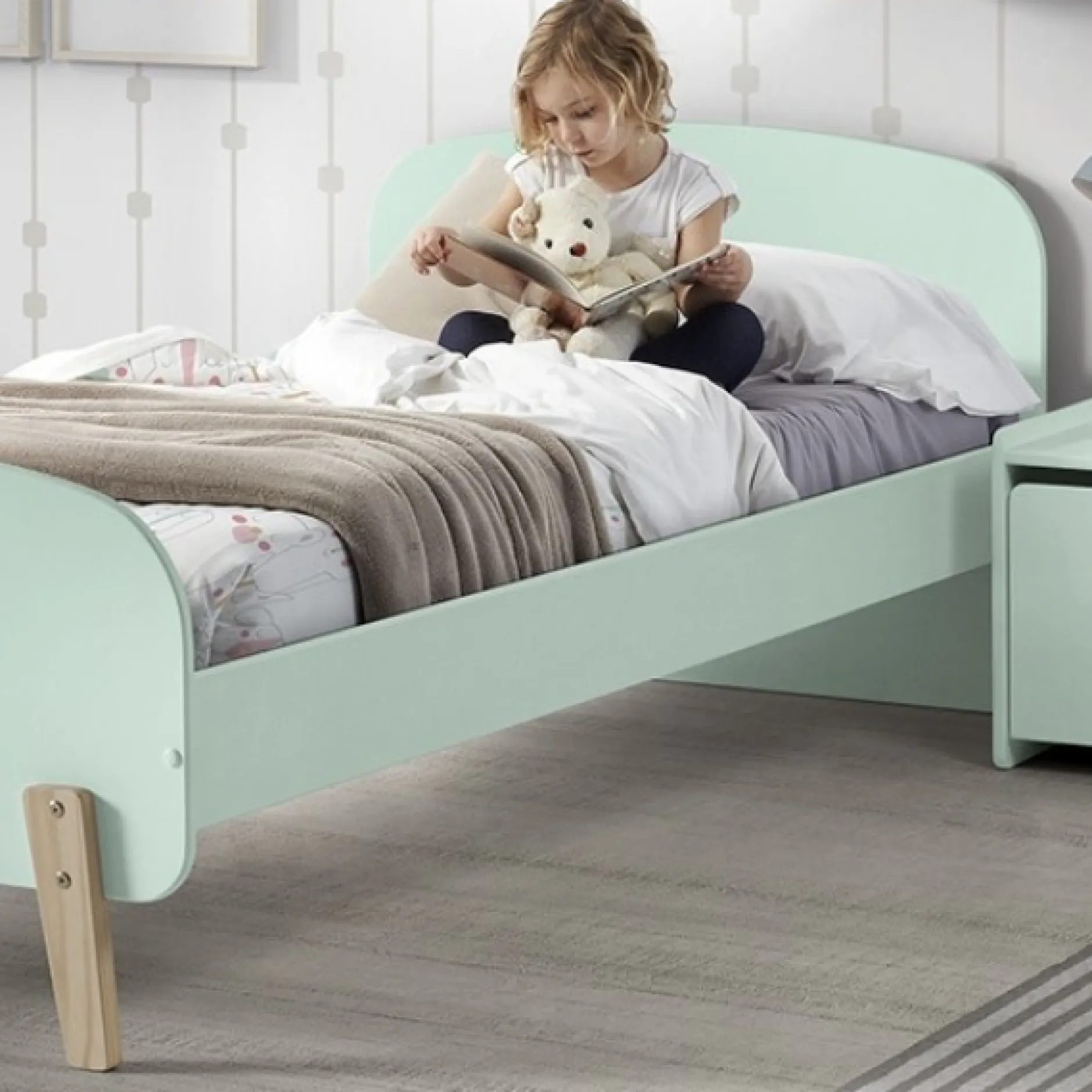 Kinderzimmer Kombination 3 Kiddy-mintgrün