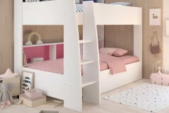 Kinderzimmerkombination Leo/Galaxy | Etagenbett, Bett-Schubladen-Set, Kleiderschrank