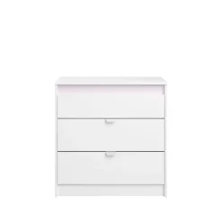 Kinderzimmer Rue | Einzelbett, Nachttisch-Set, Nachttisch, Kleiderschrank, Kommode