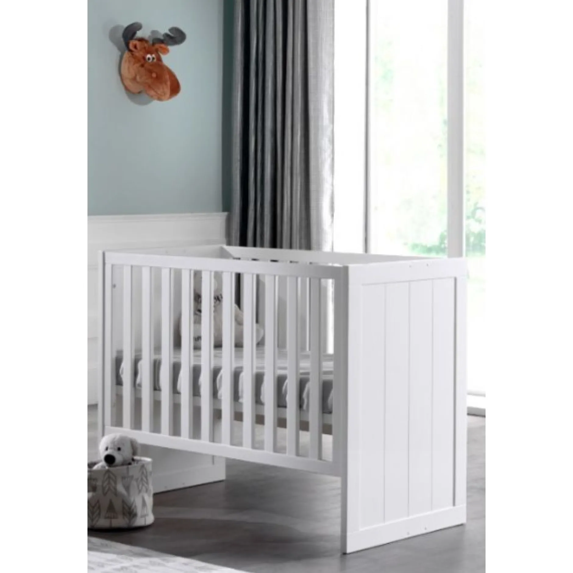 Kinderzimmer-Set Billy - Kommode, Wickeltisch & Babybett - MDF/weiß