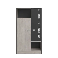 Kinderzimmer-Set Fabric | Kinderbett, Schubladen-Set, Nachttisch, Kleiderschrank