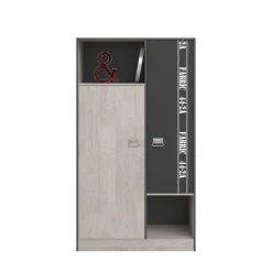 Kinderzimmer-Set Fabric | Kinderbett, Bettschubladen-Set, Nachttisch, Kleiderschrank, Kommode