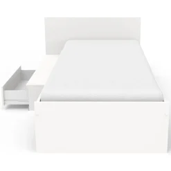 Kinderzimmer-Set Galaxy | Einzelbett, Schreibtisch | Weiß