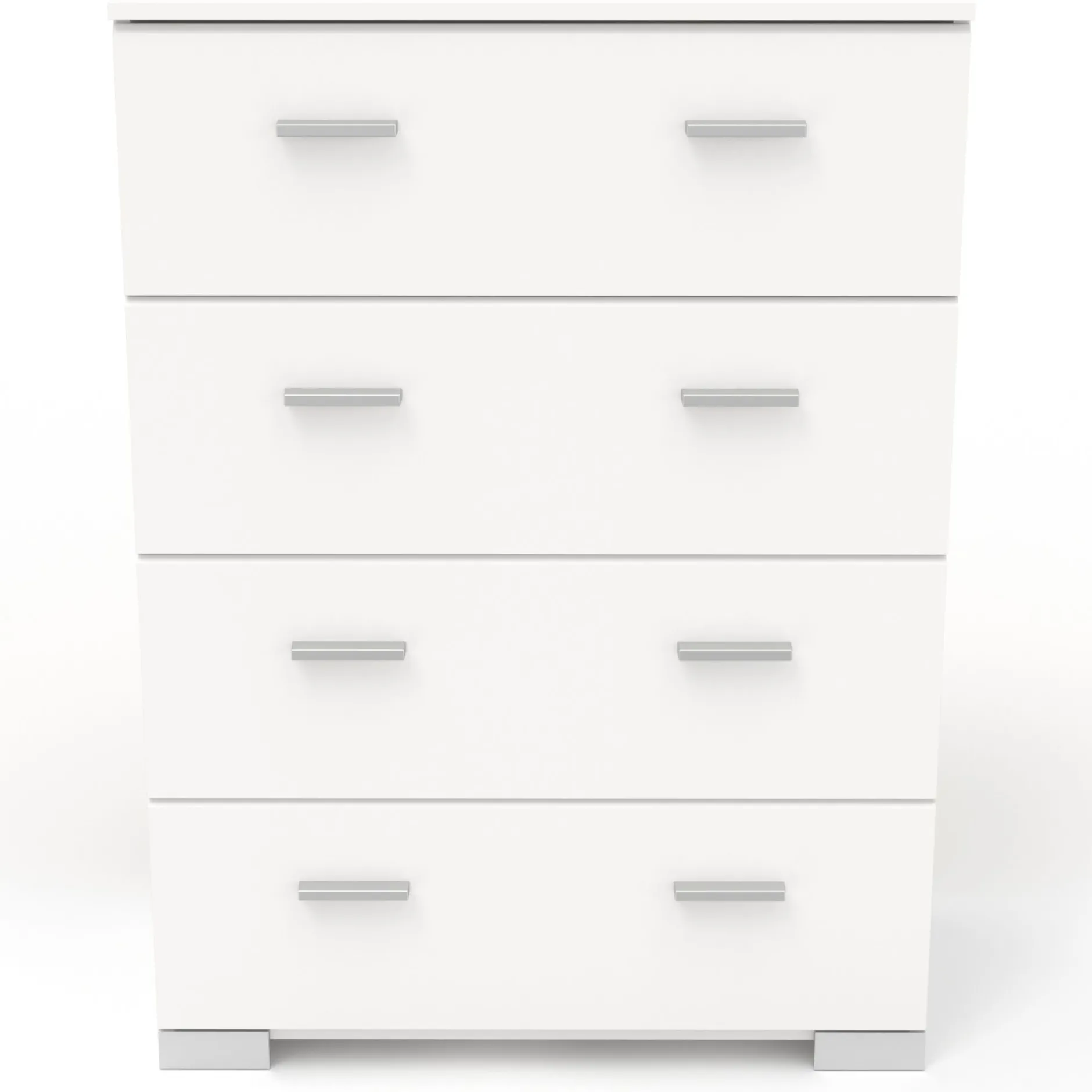 Kinderzimmer-Set Galaxy | Einzelbett, Kommode, Kleiderschrank, Nachttisch | Weiß