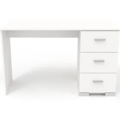 Kinderzimmer-Set Galaxy | Einzelbett, Schreibtisch, Kleiderschrank | Weiß