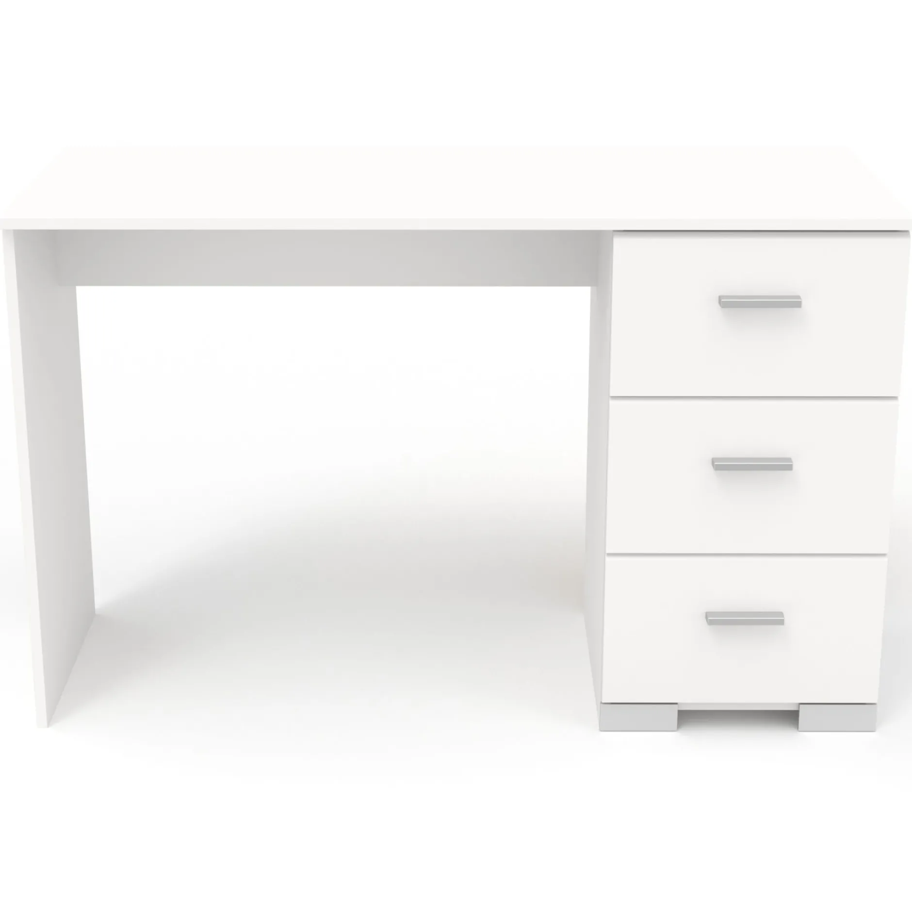 Kinderzimmer-Set Galaxy | Einzelbett, Schreibtisch, Kleiderschrank | Weiß