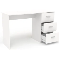 Kinderzimmer-Set Galaxy | Einzelbett, Schreibtisch, Kleiderschrank | Weiß
