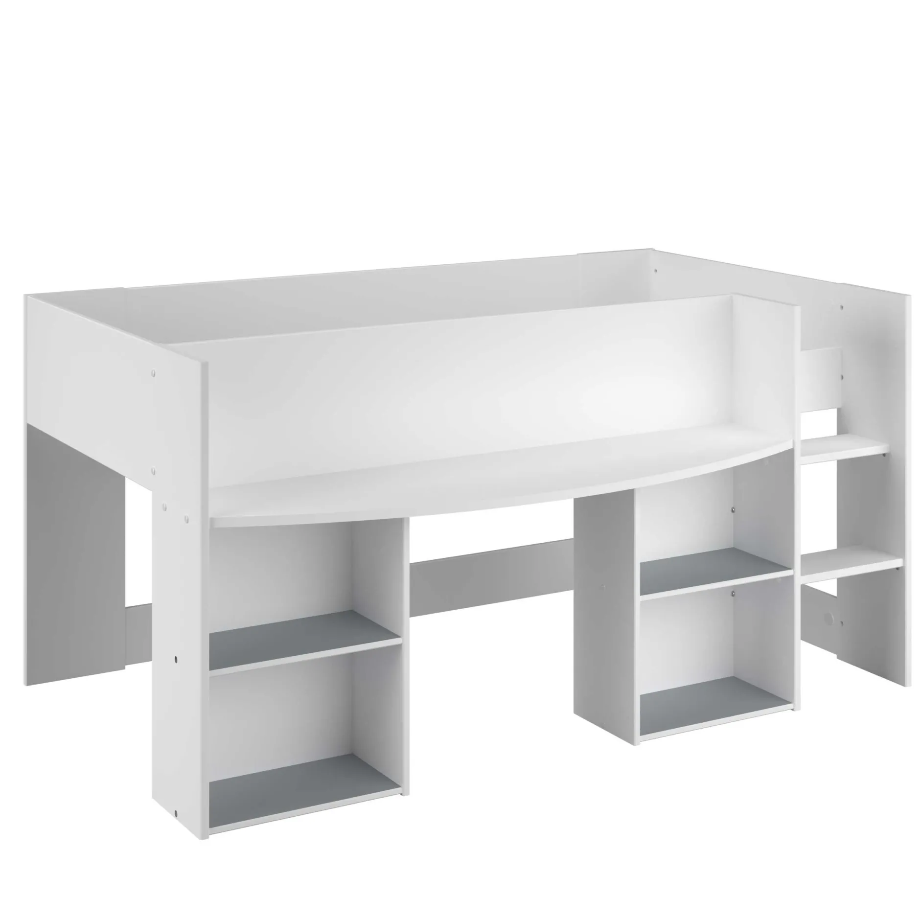 Kinderzimmer-Set Rue | Halbhochbett, Kleiderschrank, Kommode