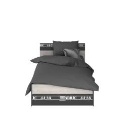 Kinderzimmer-Set Stoff | Kinderbett, Kommode, Bettkasten