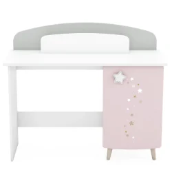 Kinderzimmer Stellar: Bett 90x190cm, Nachttisch, Kommode, Kleiderschrank, Schreibtisch