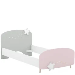 Kinderzimmer Stellar: Bett 90x190cm, Nachttisch, Kommode, Kleiderschrank, Schreibtisch