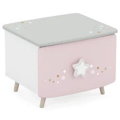Kinderzimmer Stellar: Bett 90x190cm, Nachttisch, Kommode, Kleiderschrank
