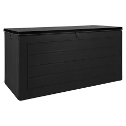 Kissenkasten Dubrovnik - 146,5x71x75 cm - 680 L - schwarz