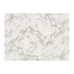 Klappbarer Esstisch Papillon 103 cm - Eiche/Marmor
