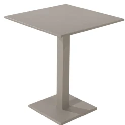 Klappbarer Gartentisch Fremantle Gescova - Aluminium Beige - 70x70x75cm