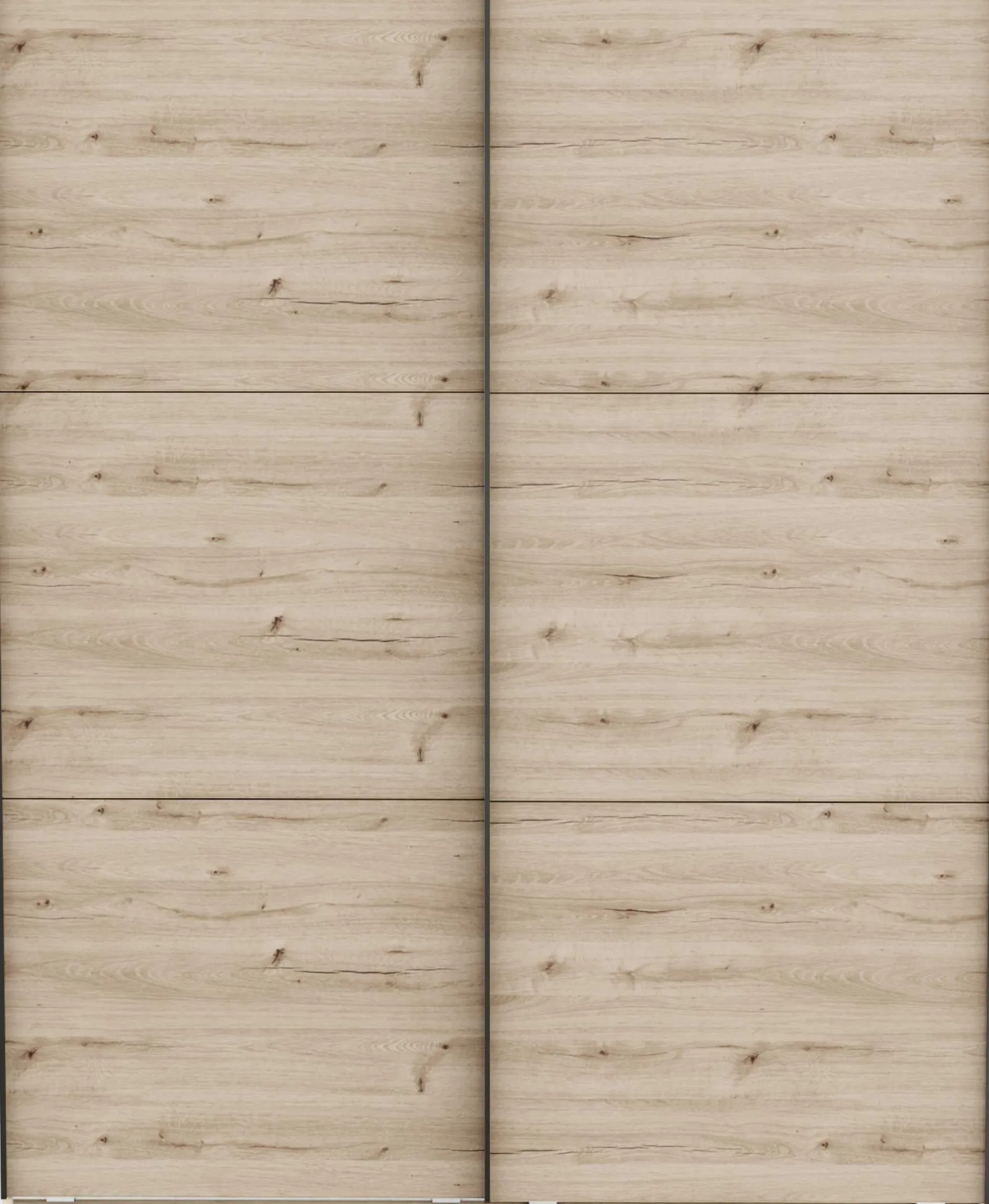 Kleiderschrank Alhambra - 178x60x224cm - Eiche Dekor
